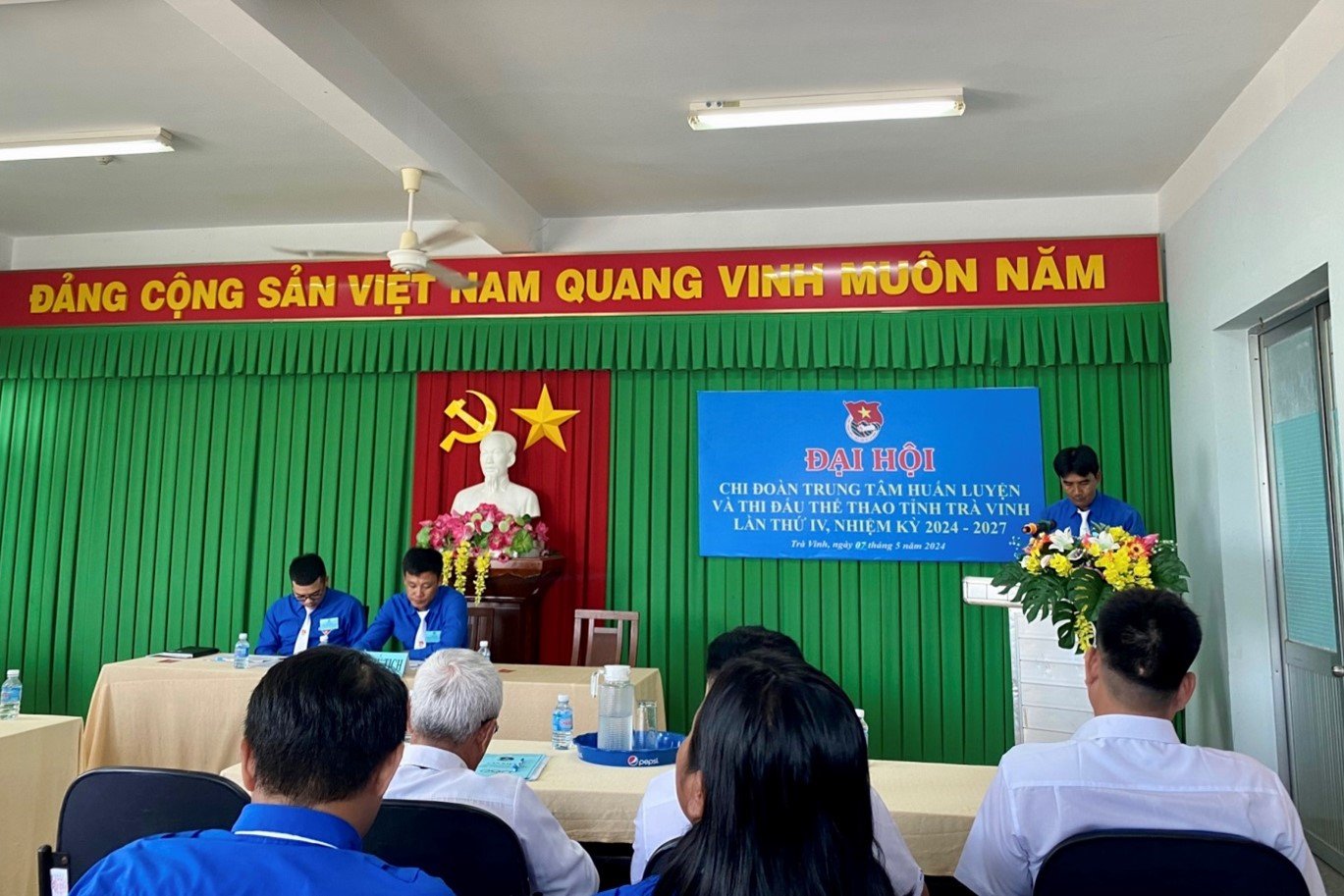 Đại hội Chi đoàn Trung tâm Huấn luyện và Thi đấu thể thao tỉnh Trà Vinh nhiệm kỳ 2024 - 2027